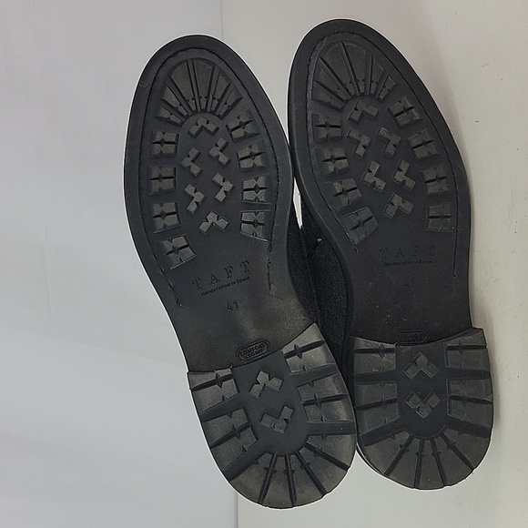 TAFT The Jack Cap Toe Boot In Grey/Oxblood Wool/Leather Men's - Picture 12 of 16